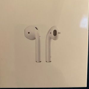 Brand New never opened AirPods w/Case. Price is firm. Get it before Christmas!